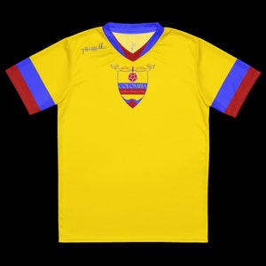 Búaid- Colombia- La Selección Colombiana de Pelota/Fútbol/Balompié-léine caide/peile- Columbia National Football/Soccer Team Kit Home Jersey
