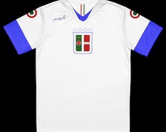 Búaid - Italia Squadra di Calcio maglia da trasferta - léine caide / peile as baile - Italien National Fußball / Fußball Trikot Auswärtstrikot