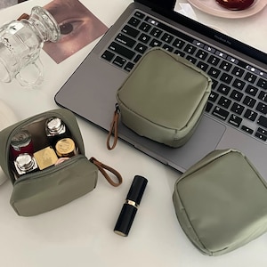 Petit Trousse à maquillage Sac cosmétique de voyage rangement makeup trousse à maquillage sac rangement