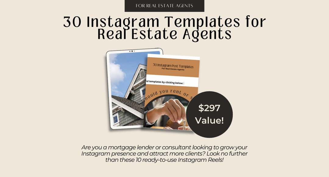 30 Instagram Templates for Real Estate Agents | Real Estate Social ...