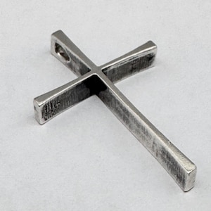 Retired James Avery Sterling, silver, thick cross pendant weighs 6.46g