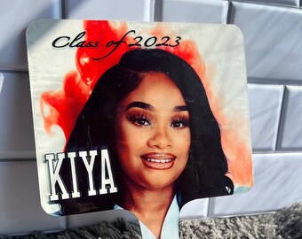 Custom fans for Graduation, funeral, cookout, party, wedding