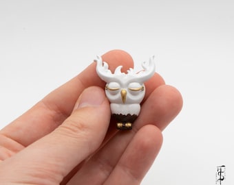 Mini Owl - bird piece, mini sculpture, board game character