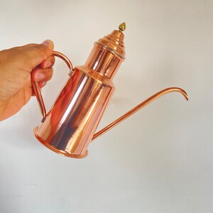 Copper Olive Oil Bottle, Oil Dropper Bottle, Pure Copper Oil Cruet, Handmade Oil Dispenser image 8