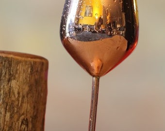 Handmade Copper Goblet , Copper Vine Glass, Copper Cup For Drink,