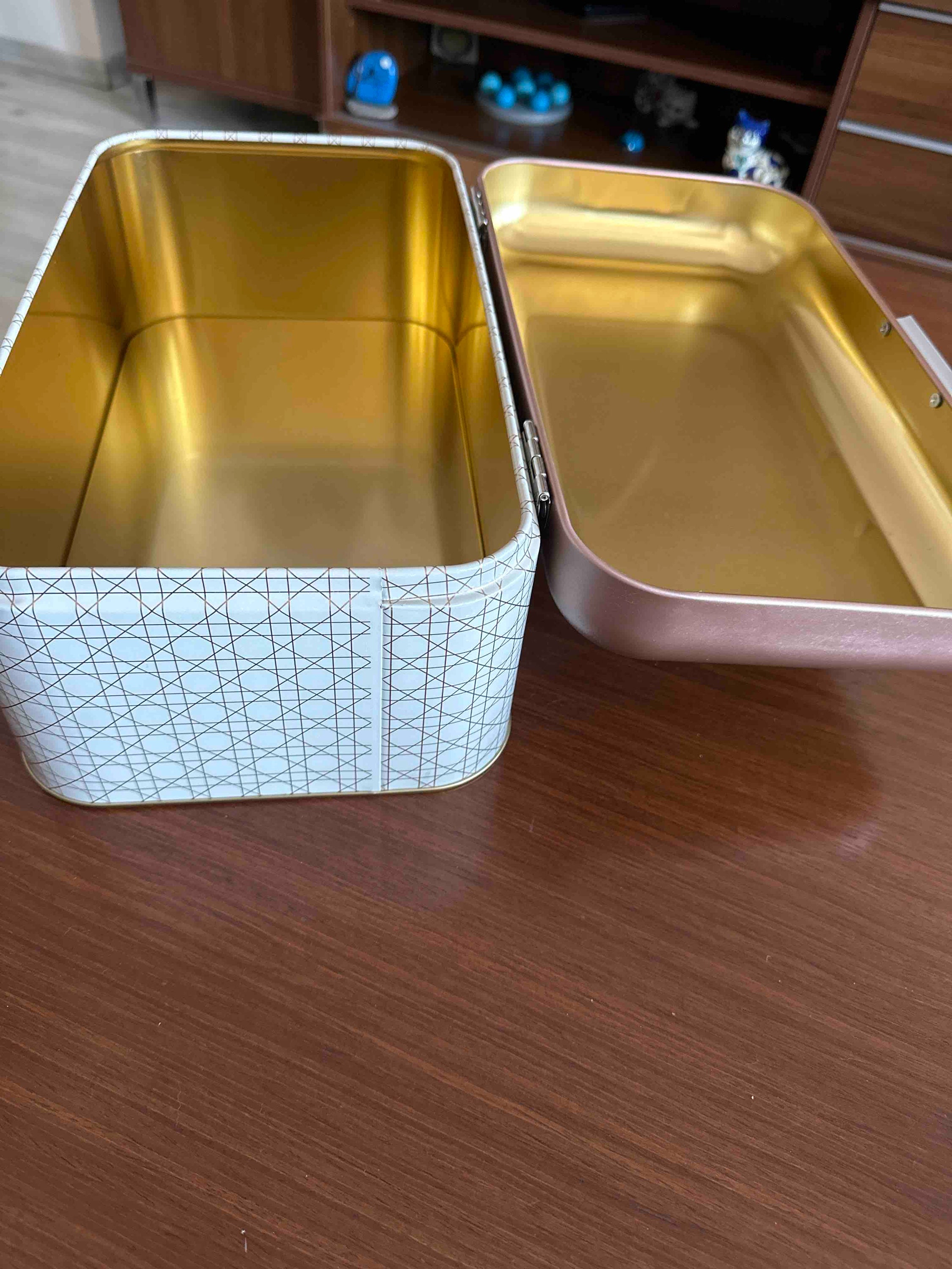 Coppergalvanized Bread Box, Vintage Coppermetal Bread Box, Gift for