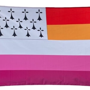 Drapeau lesbien breton