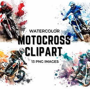 Motocross PNG Clipart, 13 Pngs, Sublimation Bundle, Digital Paper Craft, Crafting Bundle, Motocross Clipart Digital Download