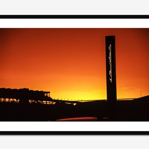 Fine Art Photography Prints - Fontana Raceway Timing tower at sunset framed photo print wall art decor