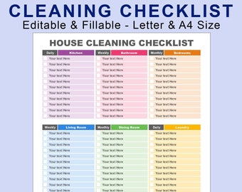 Cleaning Schedule. Weekly Cleaning Schedule. House Cleaning Checklist. Daily Cleaning Checklist. Daily Cleaning Schedule.Household Planner.