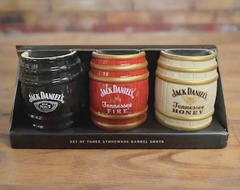 Jack Daniel’s Stoneware Shot Glass Trio