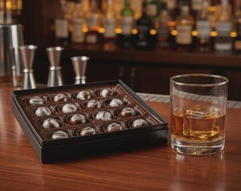 Bourbon Barrel Balls 16 piece gift box