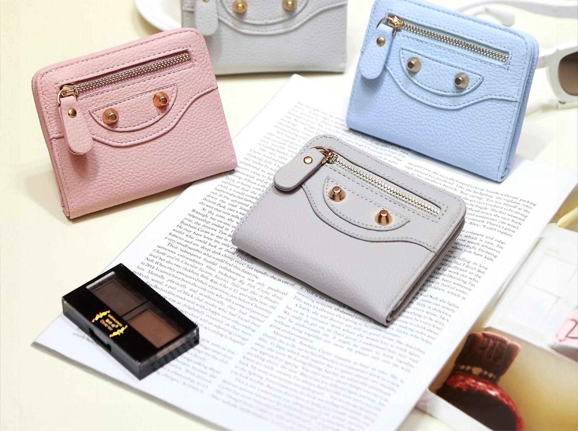 Leather Wallet Pattern Women Bifold Wallet Pattern Short Etsy