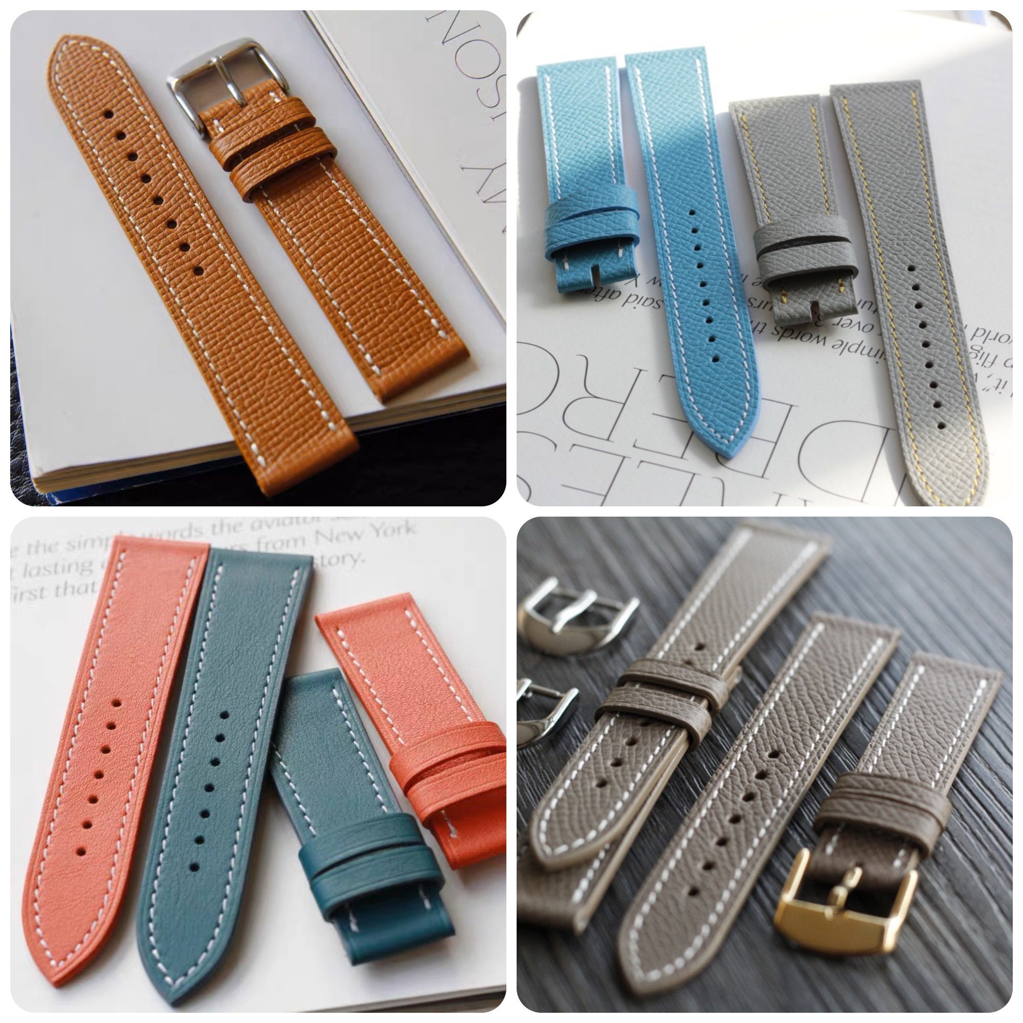25 in 1, Set of 25 Sizes Leather Watch Straps Pattern, Watch