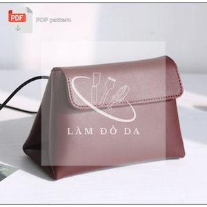 Crossbody Tasche PDF Schnittmuster, Ledertasche Schnittmuster, Leder DIY, PDF Schnittmuster, Leder Geldbörse, Satteltasche Schnittmuster, Leathercraft / kein Tutorial
