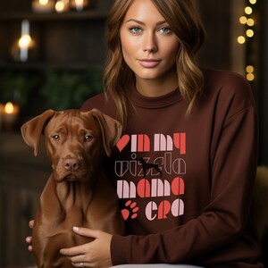 Hond Sweatshirt Vizsla mama, Vizsla top, Vizsla mama tijdperk, Hond moeder, Hond mama, Kerstcadeau, Hondeneigenaar cadeau