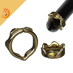 Cock Ring Stainless Steel Testicle Stretching Ring Magnetic Male Scrotum  Restriction Penis Ring