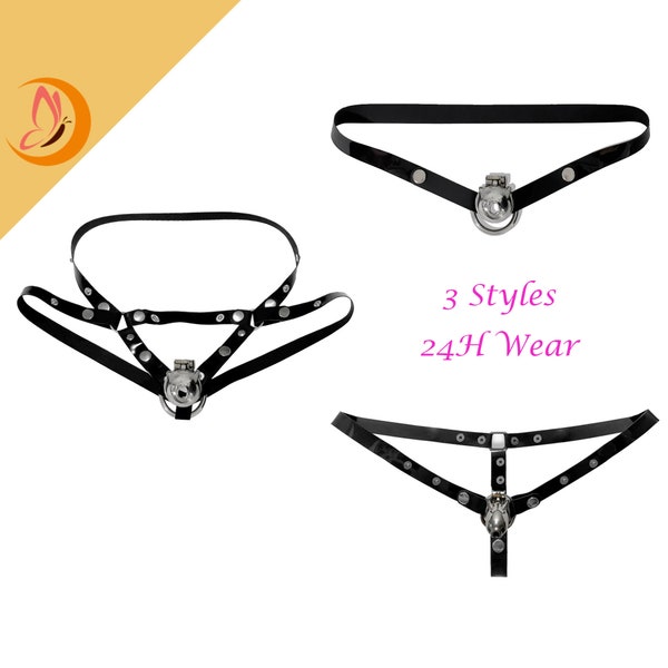 Silicone Chastity Lock Anti Fall Belt, Adjustable Chastity Cage Auxiliary Belt, Chastity Cage Support Belt Suitable for 24 Hours Wear