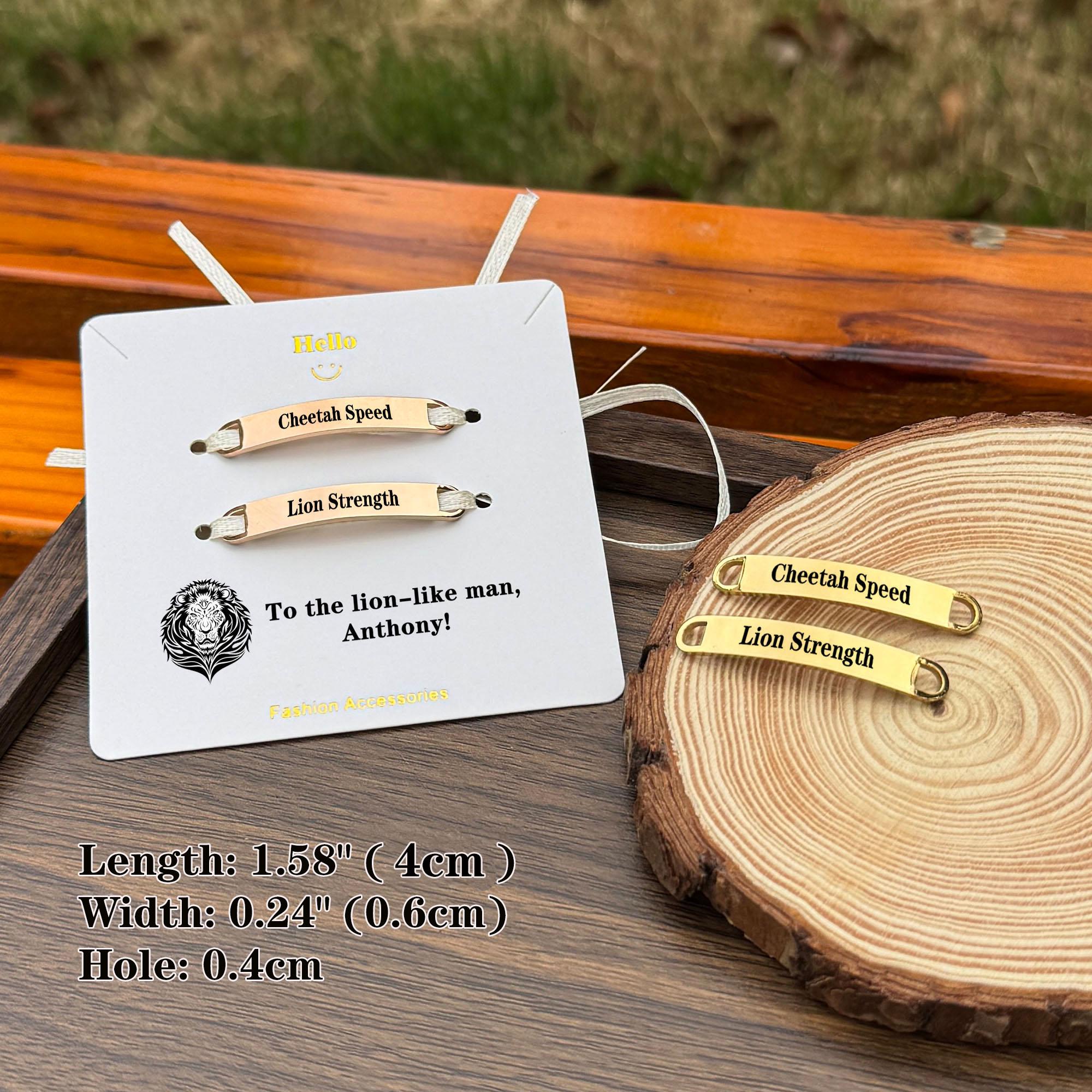 Personalized Stainless Steel Shoe Tags: Engraved Shoelace Charms ...