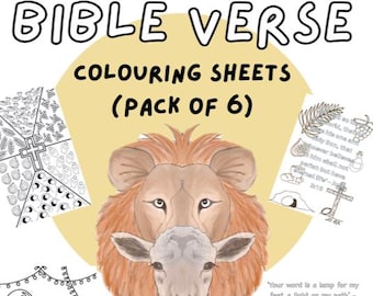 Paquete de páginas para colorear de versículos bíblicos / Actividad para colorear de la escuela dominical para la iglesia Manualidad cristiana Espíritu Santo Pascua Pentecostés Devocional para jóvenes