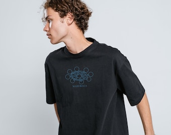 Mahoraga Sign Tee — Subtle Jujutsu Kaisen Symbol Shirt, Unisex Cotton