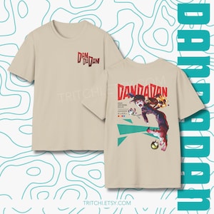 Tshirt DanDan Vintage Anime Fire Style Anime Shirt Unisex Top Streetwear Japanese Anime Vintage Manga Shirt Anime Lovers Shirt Tee
