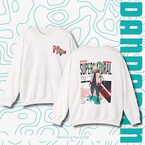 Sweatshirt UFO Manga Supernatural Fire Style Anime Shirt Unisex Top Streetwear Japanese Anime Vintage Manga Shirt Anime Shirt Tee Dandan
