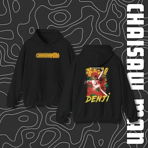 Chainsaw Man Anime Hoodie Denji Character Hoodies Manga Graphic Shirt Japanese Anime Gift Otaku Apparel Unisex Sweater Hoodie