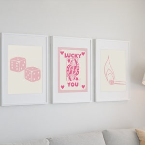 Lucky You Funky Card Wall Art