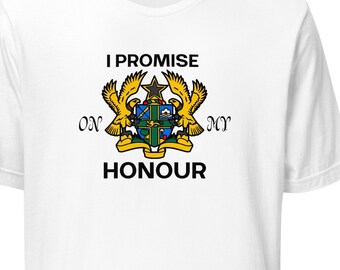 Camiseta con el escudo de armas de Ghana: un regalo de orgullo nacional