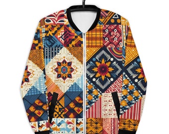 The Best Unisex Ankara Bomber Jacket