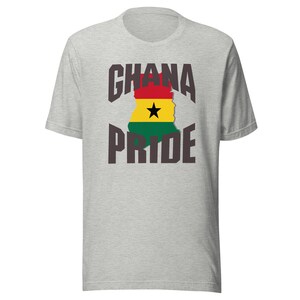 Ghana Pride Ghana Carte T-shirt unisexe