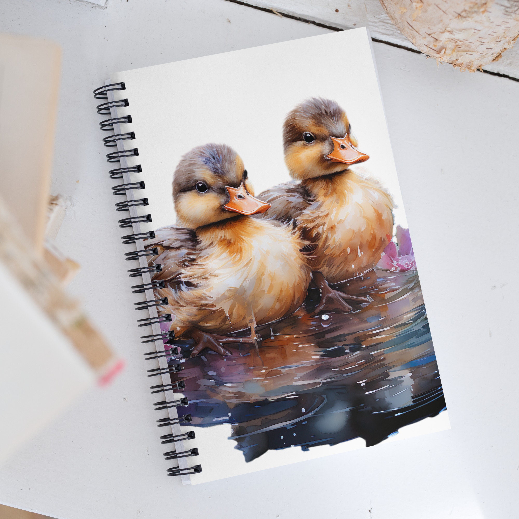 Duck Spiral Notebook: Ruled Line Paper, Duck Lover Gift - Etsy
