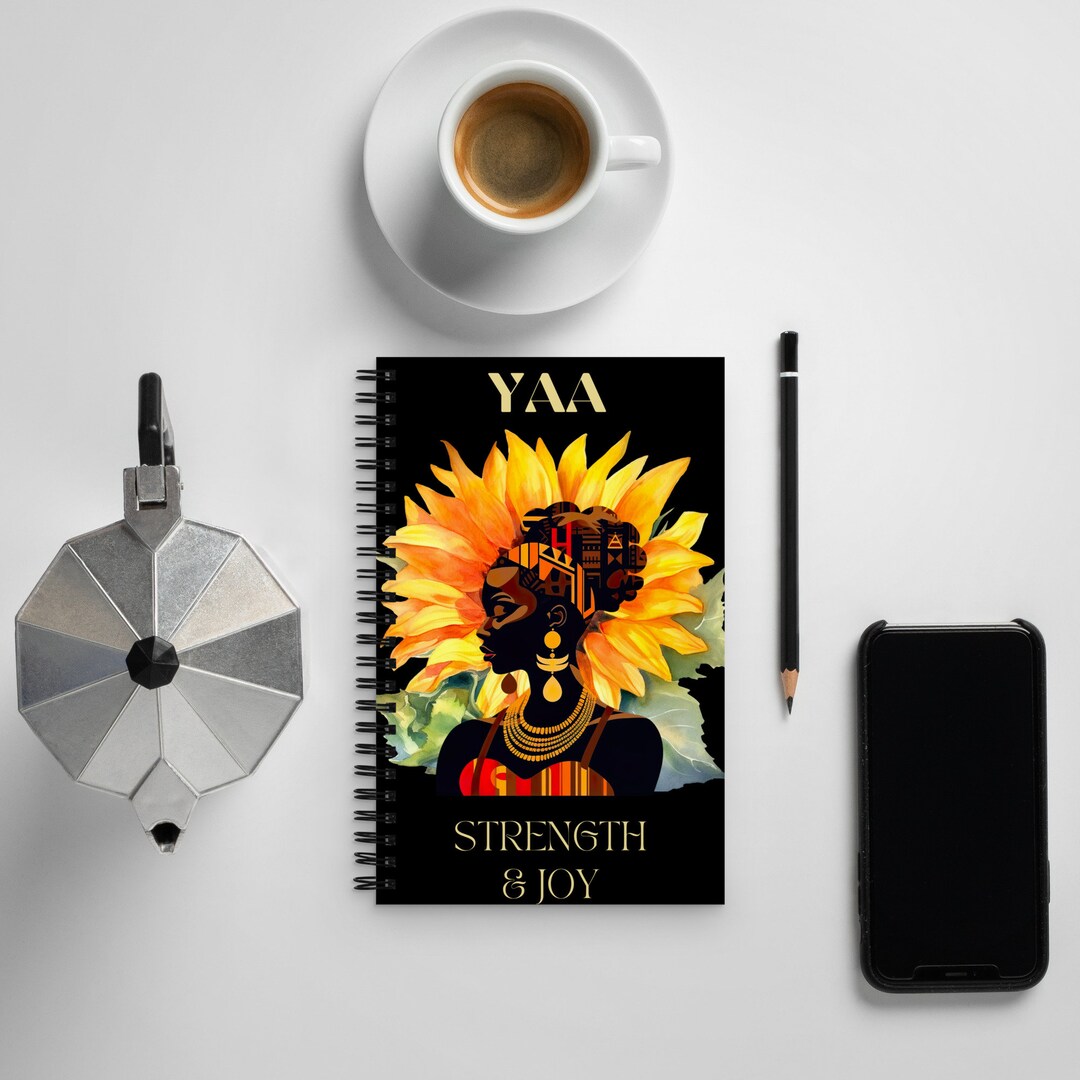 Yaa Ghana Thursday Born Female Spiral Notebook: Black Woman Journal - Etsy