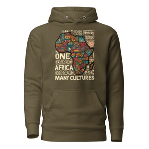 Sweat à capuche Une Afrique, plusieurs cultures