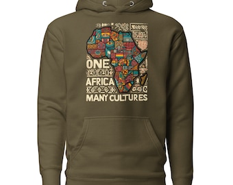 One Africa, Many Cultures Hoodie