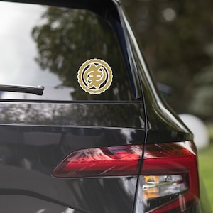 Adesivos sem bolhas Gye Nyame Adinkra