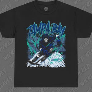 Tampa Bay Hockey, Lightning, Graphic Tees, Skeleton Shirt, Merch Tee, Gift Shirt, Bootleg Shirt, Vintage Shirt, NHL