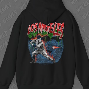 Los Angeles Baseball Hoodie, Dodgers Sweater, Los Angeles Baseball, Retro Dodgers Shirt, MLB, Graphic Tee