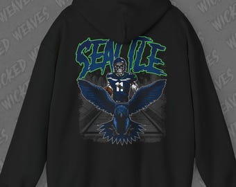 Seattle Football Hoodie, Seahawks Football Hoodie, Seattle Crewneck, Seahawks Football Hoodie, Game Day Shirt, Seahawks Fun Gift