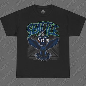 SEATTLE FOOTBALL Shirt, NFL Fan Tee, Football Team Shirt, Skeleton Tshirt, Sports Gift, Seahawks Shirt, Graphic Tee
