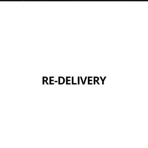 May include: White background with the text "RE-DELIVERY" in bold, black font. The top of the image has a black, textured design with the words "WICKED WEAVES" and a skull and crossbones logo in white.