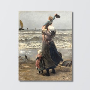 Adiós Padre entre, Bernard Blommers, decoración de la habitación, decoración del padre, Adiós Padre, listo para colgar, decoración del hogar, arte de pared en lienzo, para regalarle