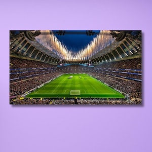 Tottenham Stadium, Football Stadium, Football stadium art, ready to hang, canvas art print,home decor, office decor,living room decor