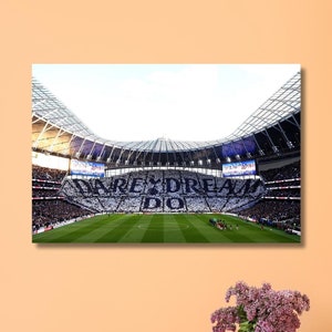 Tottenham Stadium, Football Stadium, Football stadium art, ready to hang, canvas art print,home decor, office decor,living room decor