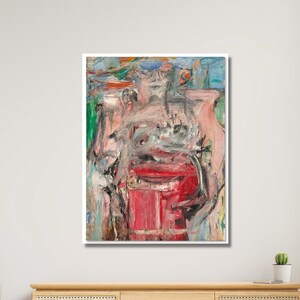 Woman as Landscape, Willem de Kooning, Abstract Expressionist Painting,de Kooning art,Abstract women art,ready to hang,home decor,