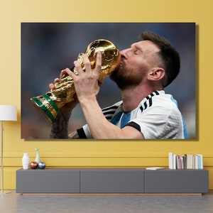 Lionel messi, Fussball WM, fussballspieler, fussball, messi dekor, messi plakat, messi fan geschenk, wohnzimmer dekor