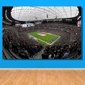 Allegiant Stadium,stadium Wall Art,Allegiant Stadium art,football fan gift,football stadium Canvas , Home Street art