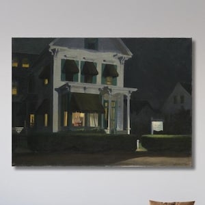 Edward Hopper,Rooms for Tourists, 1945, Edward Hopper Kunst, Touristen Dekor, Leinwand Wandkunst, fertig zum Aufhängen, als Geschenk, Leinwand Kunst,