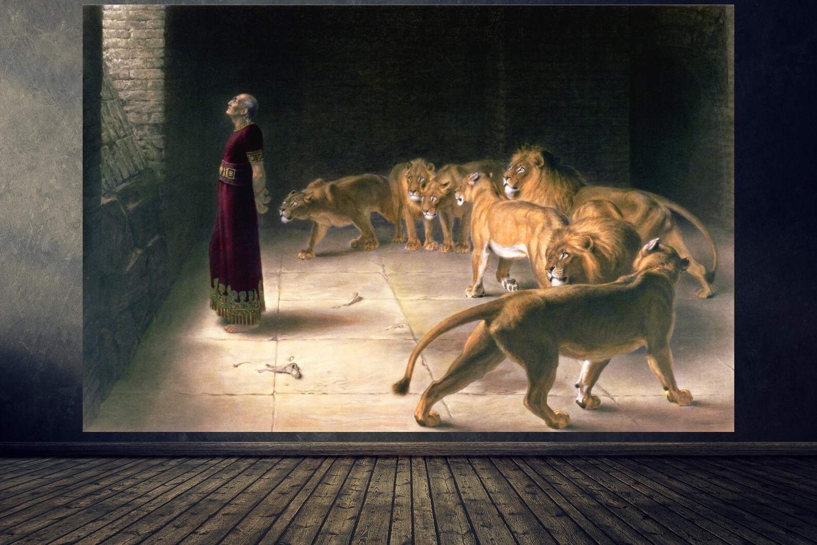 Daniel Answer To The King In The Lions Den By Briton Riviere Etsy Daniel Answer To The King In The Lions Den By Briton Riviere Etsy